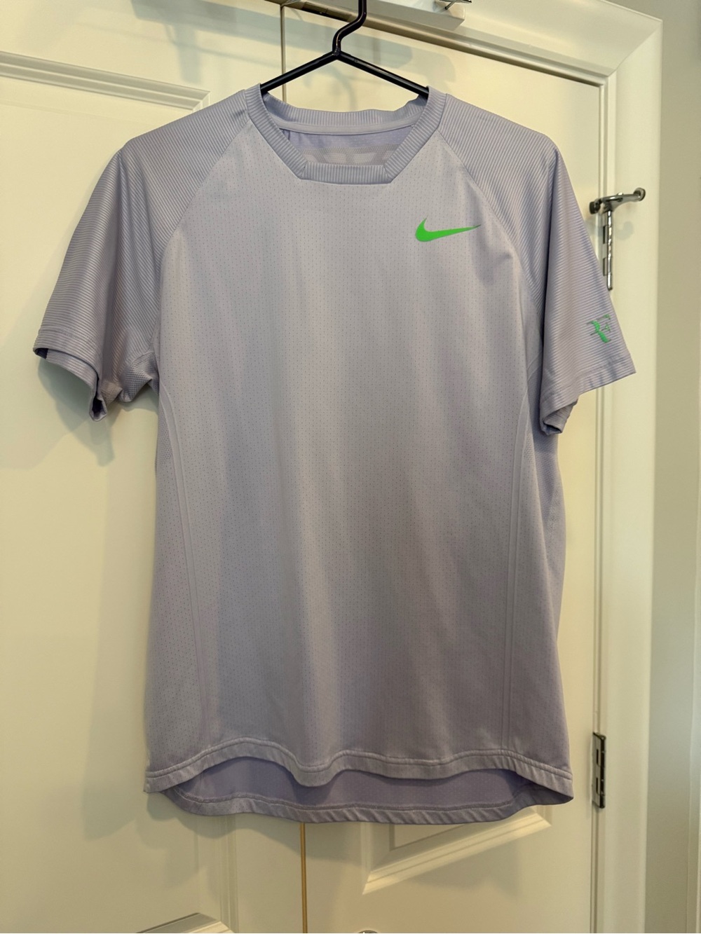 Nike RF Roger Federer Dri-FIT Tennis Shirt 2013 French Open Jersey Medium RARE